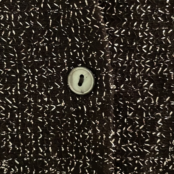 Black top with Silver thread woven in. Size S - Picture 5 of 12